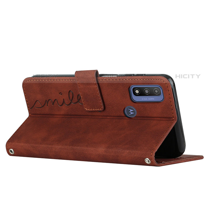 Handytasche Stand Schutzhülle Flip Leder Hülle Y03X für Motorola Moto G Pure