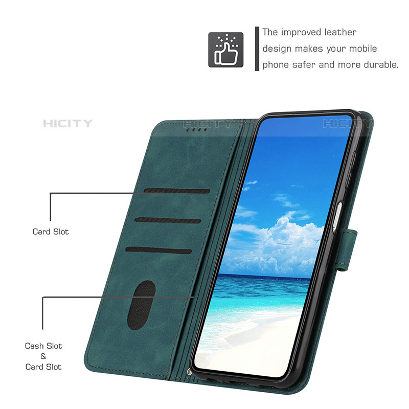 Handytasche Stand Schutzhülle Flip Leder Hülle Y03X für Oppo A93 5G groß