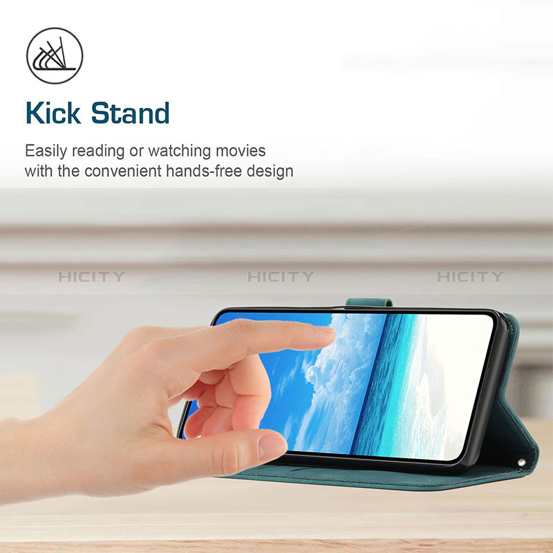 Handytasche Stand Schutzhülle Flip Leder Hülle Y03X für Oppo A96 4G groß