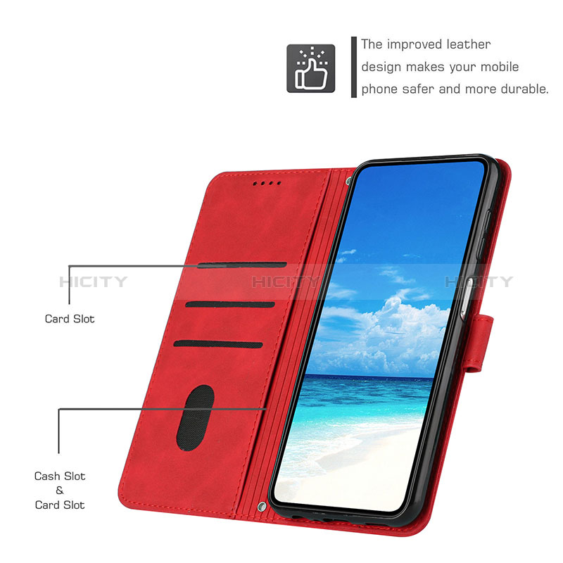 Handytasche Stand Schutzhülle Flip Leder Hülle Y03X für Realme 10 Pro 5G groß