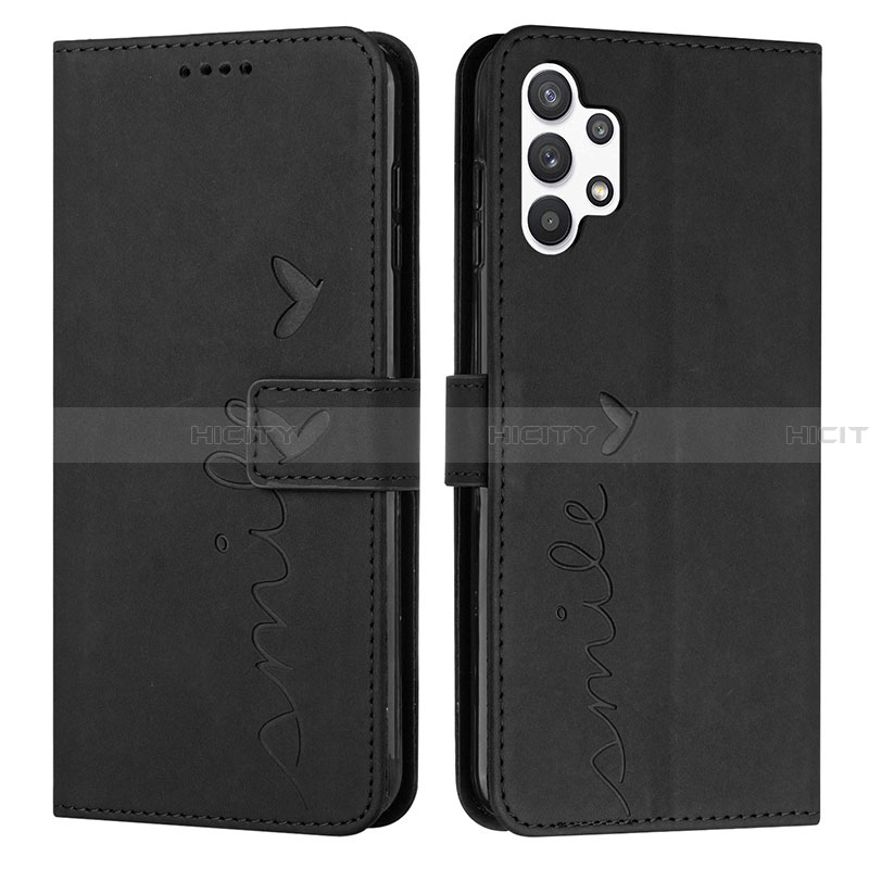 Handytasche Stand Schutzhülle Flip Leder Hülle Y03X für Samsung Galaxy A13 4G Schwarz