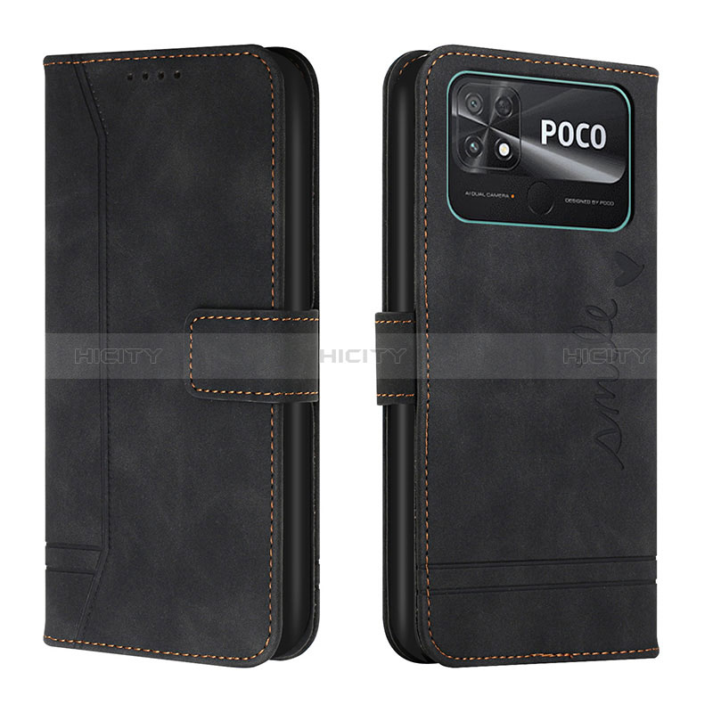 Handytasche Stand Schutzhülle Flip Leder Hülle Y03X für Xiaomi Poco C40 groß