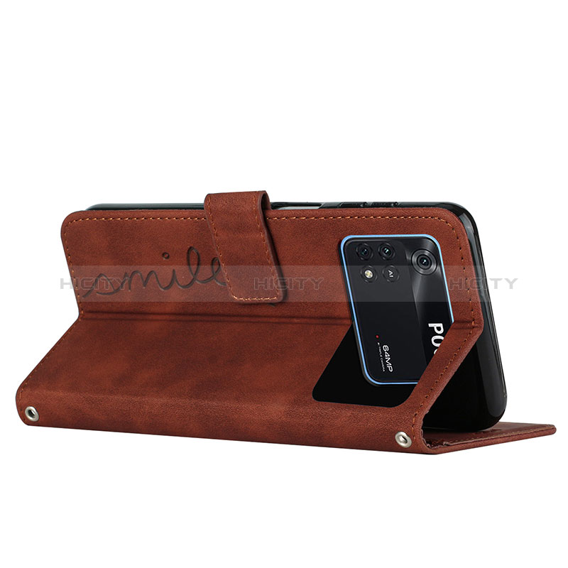 Handytasche Stand Schutzhülle Flip Leder Hülle Y03X für Xiaomi Poco M4 Pro 4G