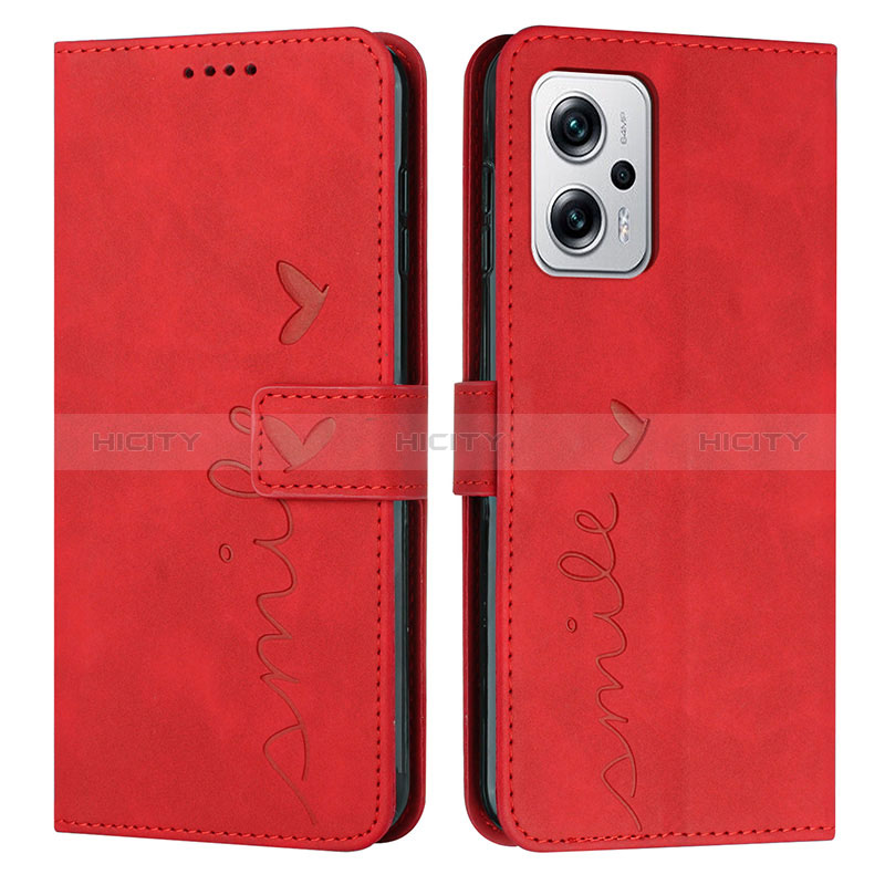 Handytasche Stand Schutzhülle Flip Leder Hülle Y03X für Xiaomi Poco X4 GT 5G Rot