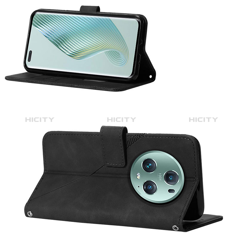 Handytasche Stand Schutzhülle Flip Leder Hülle Y04B für Huawei Honor Magic5 Pro 5G