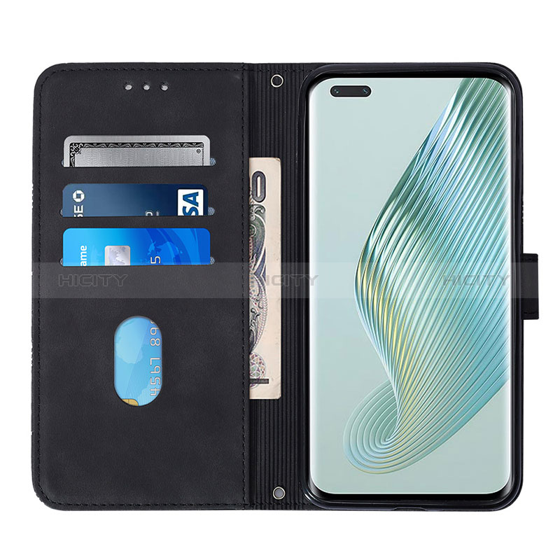 Handytasche Stand Schutzhülle Flip Leder Hülle Y04B für Huawei Honor Magic5 Pro 5G