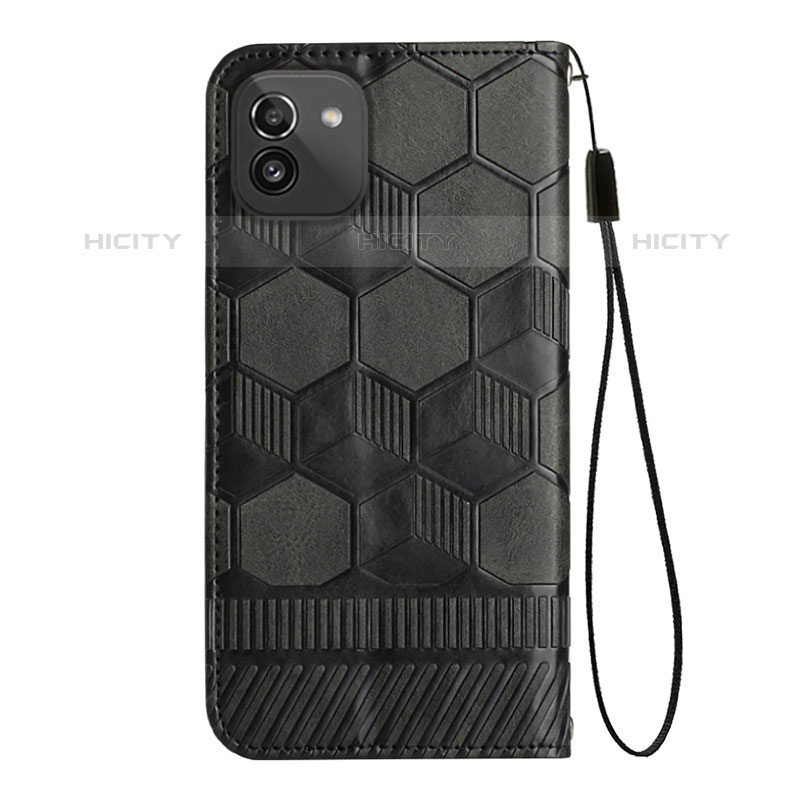 Handytasche Stand Schutzhülle Flip Leder Hülle Y04B für Samsung Galaxy A03 groß