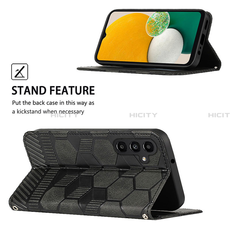 Handytasche Stand Schutzhülle Flip Leder Hülle Y04B für Samsung Galaxy A13 5G groß