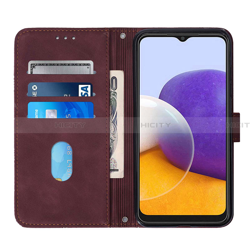 Handytasche Stand Schutzhülle Flip Leder Hülle Y04B für Samsung Galaxy A22 5G