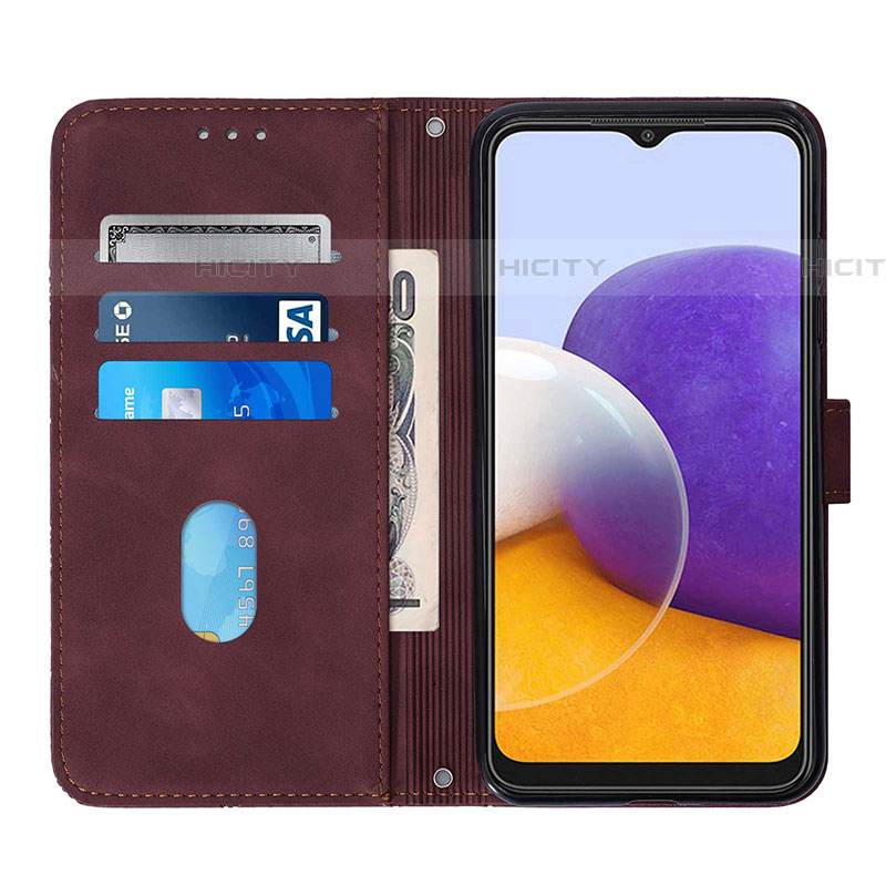 Handytasche Stand Schutzhülle Flip Leder Hülle Y04B für Samsung Galaxy F42 5G