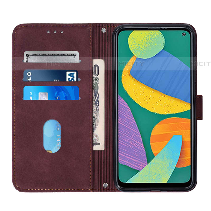 Handytasche Stand Schutzhülle Flip Leder Hülle Y04B für Samsung Galaxy F52 5G