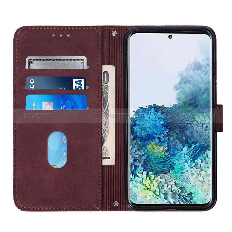 Handytasche Stand Schutzhülle Flip Leder Hülle Y04B für Samsung Galaxy S20 5G