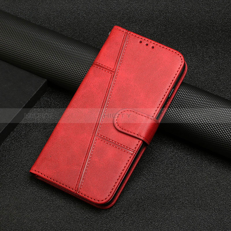 Handytasche Stand Schutzhülle Flip Leder Hülle Y04X für Motorola Moto E22i