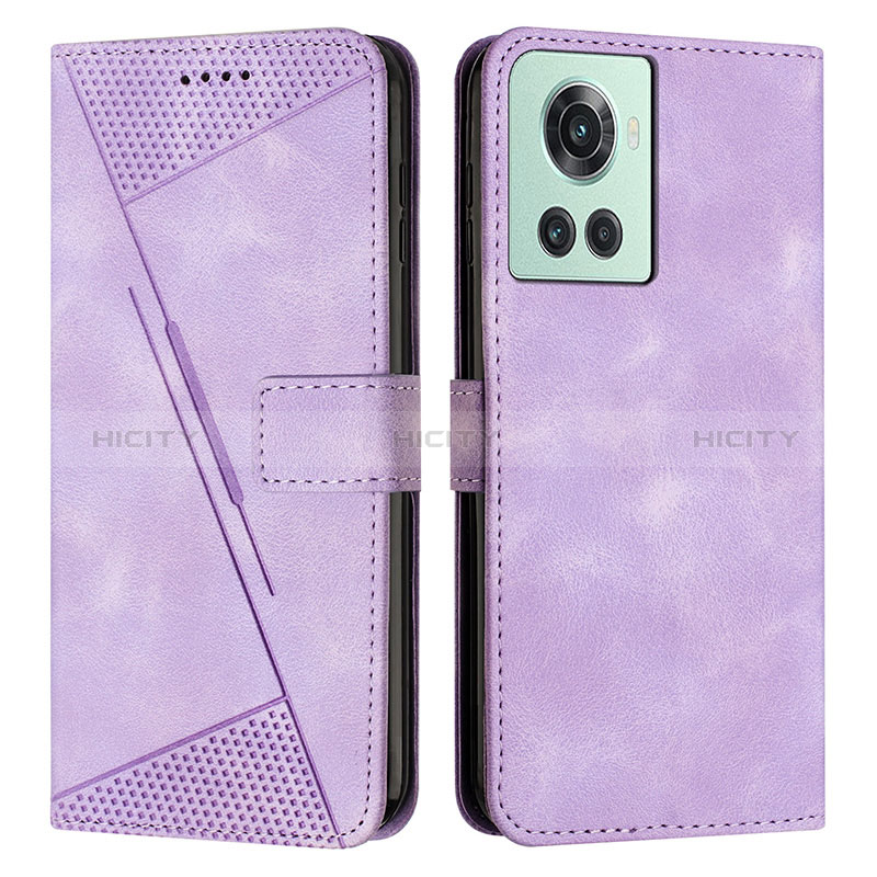 Handytasche Stand Schutzhülle Flip Leder Hülle Y04X für OnePlus 10R 5G Violett Plus