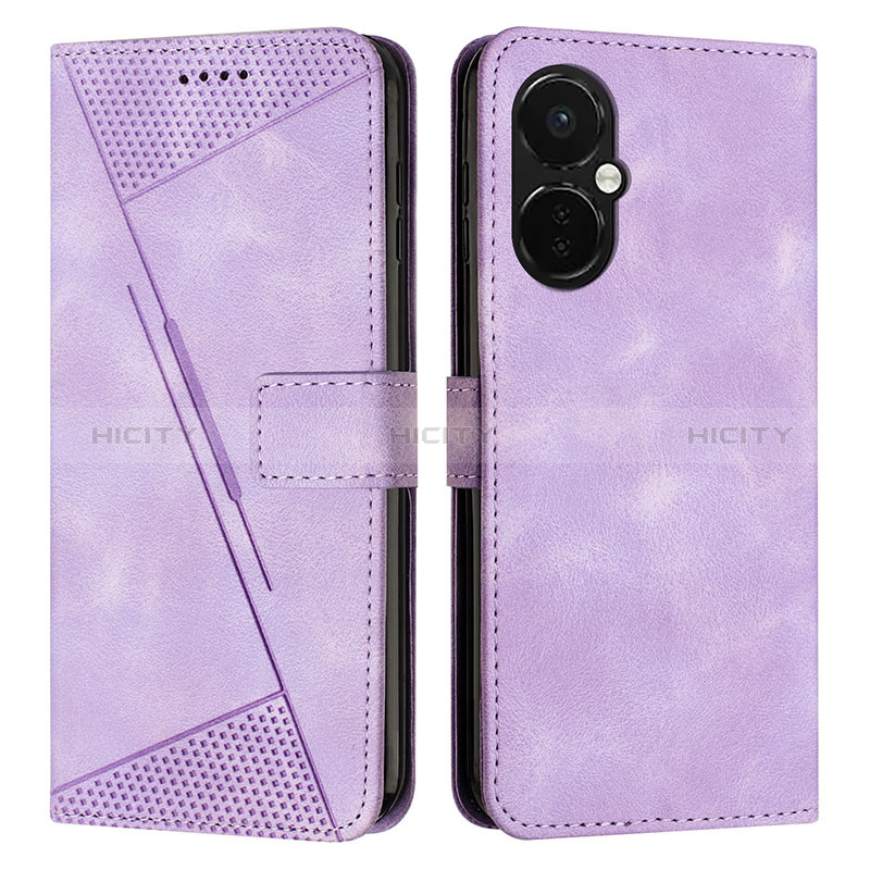 Handytasche Stand Schutzhülle Flip Leder Hülle Y04X für OnePlus Nord CE 3 5G Violett Plus