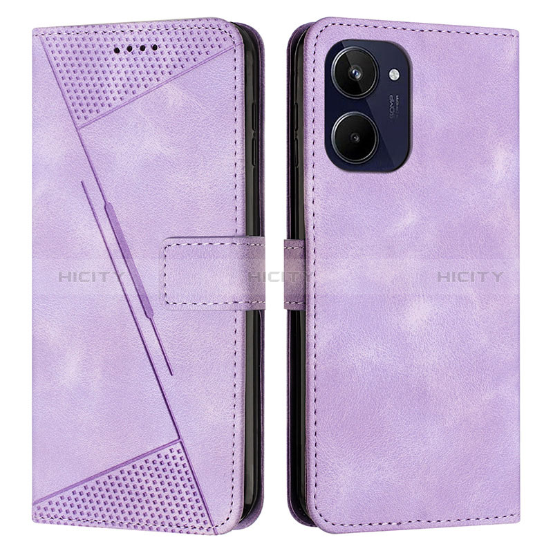 Handytasche Stand Schutzhülle Flip Leder Hülle Y04X für Realme 10 4G Violett