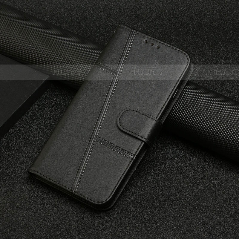 Handytasche Stand Schutzhülle Flip Leder Hülle Y04X für Samsung Galaxy A03s Schwarz Plus