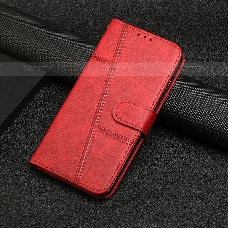 Handytasche Stand Schutzhülle Flip Leder Hülle Y04X für Samsung Galaxy M02s Rot Plus