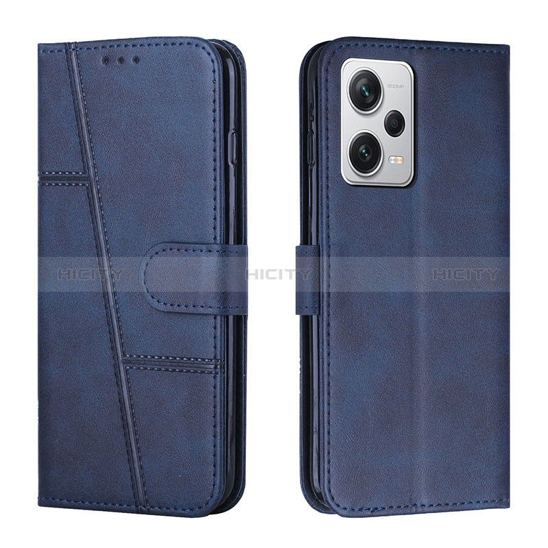 Handytasche Stand Schutzhülle Flip Leder Hülle Y04X für Xiaomi Redmi Note 12 Explorer Blau Plus