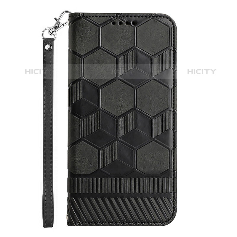 Handytasche Stand Schutzhülle Flip Leder Hülle Y05B für Samsung Galaxy A03 Schwarz