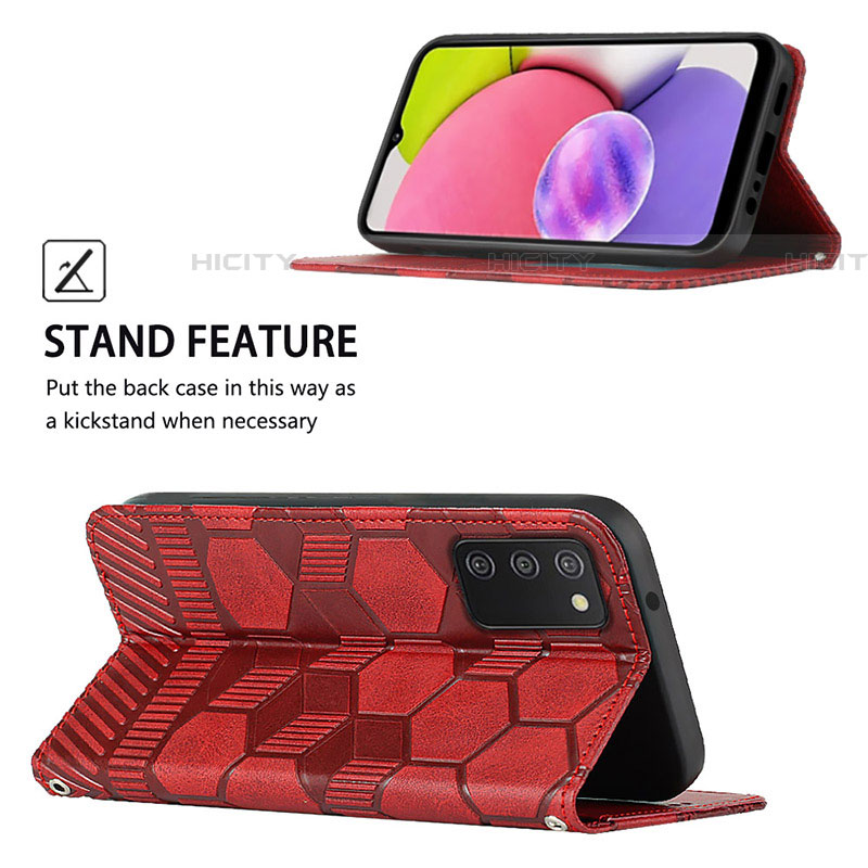 Handytasche Stand Schutzhülle Flip Leder Hülle Y05B für Samsung Galaxy A03s