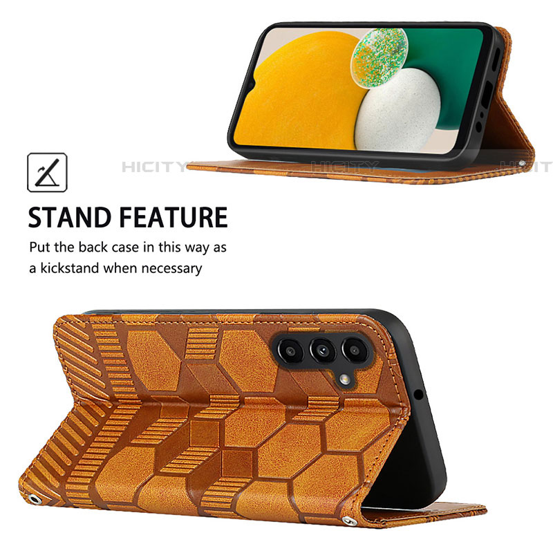 Handytasche Stand Schutzhülle Flip Leder Hülle Y05B für Samsung Galaxy A04s groß