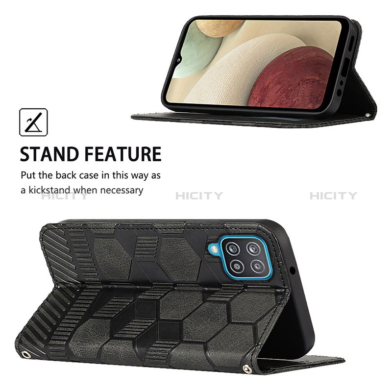 Handytasche Stand Schutzhülle Flip Leder Hülle Y05B für Samsung Galaxy A12