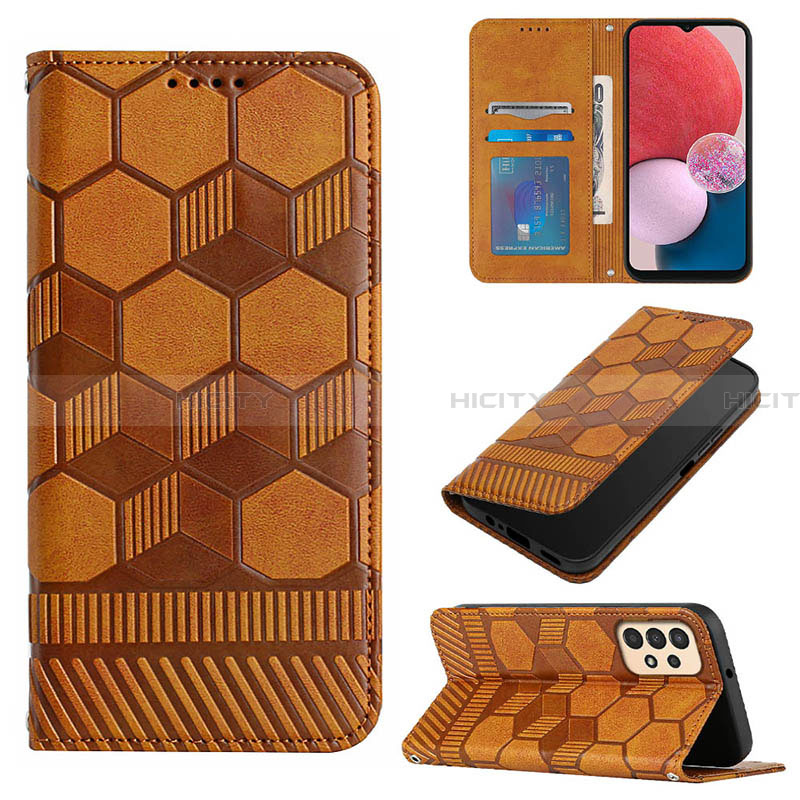 Handytasche Stand Schutzhülle Flip Leder Hülle Y05B für Samsung Galaxy A13 4G groß