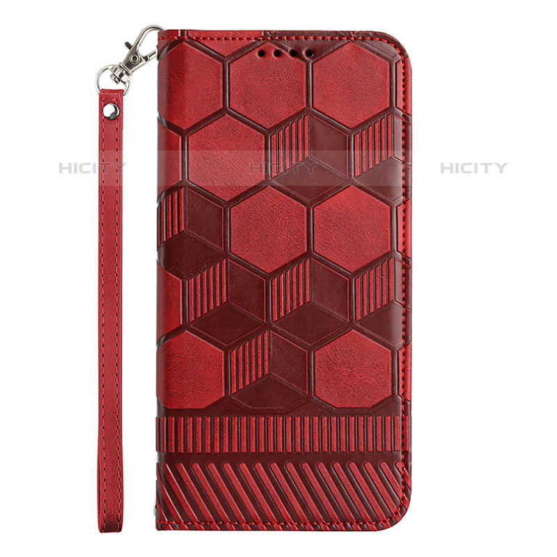 Handytasche Stand Schutzhülle Flip Leder Hülle Y05B für Samsung Galaxy M02s Rot Plus