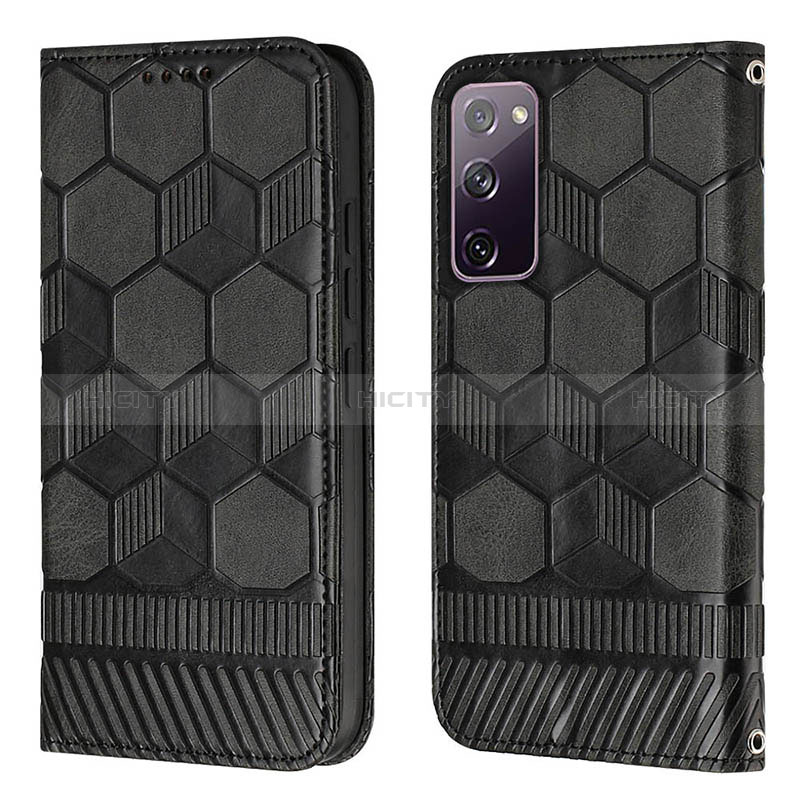 Handytasche Stand Schutzhülle Flip Leder Hülle Y05B für Samsung Galaxy S20 FE 4G Schwarz Plus