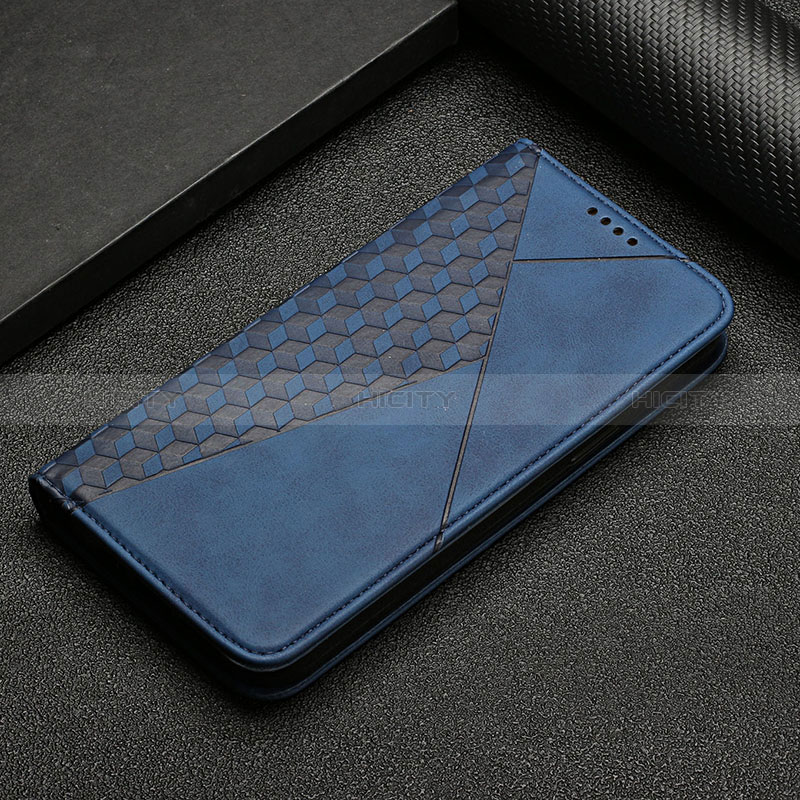 Handytasche Stand Schutzhülle Flip Leder Hülle Y05X für Google Pixel 7 Pro 5G Blau Plus