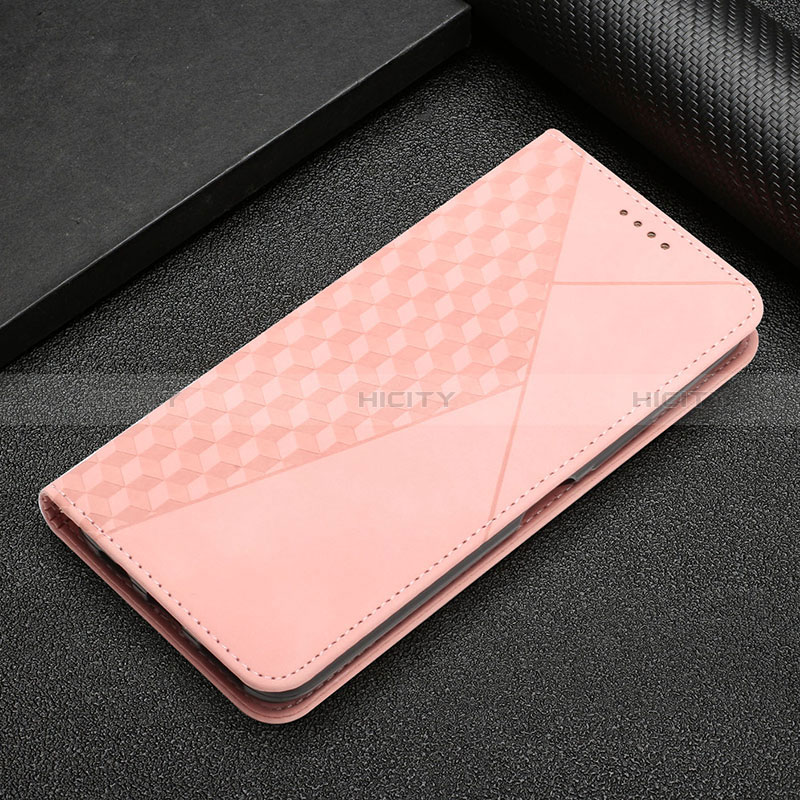 Handytasche Stand Schutzhülle Flip Leder Hülle Y05X für Google Pixel 7 Pro 5G Rosegold Plus