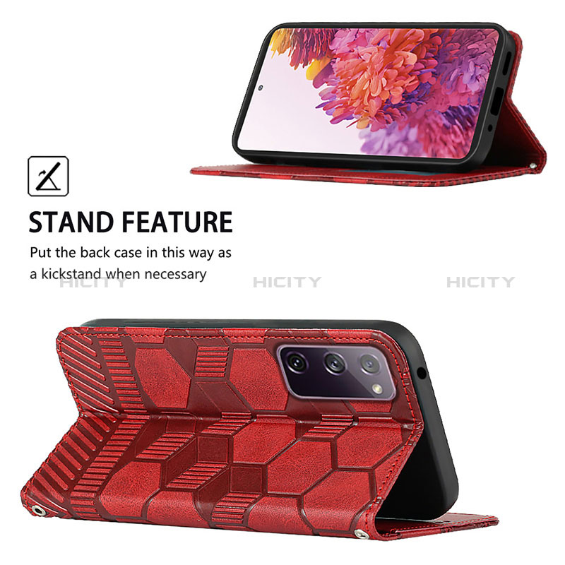 Handytasche Stand Schutzhülle Flip Leder Hülle Y06B für Samsung Galaxy S20 FE 4G