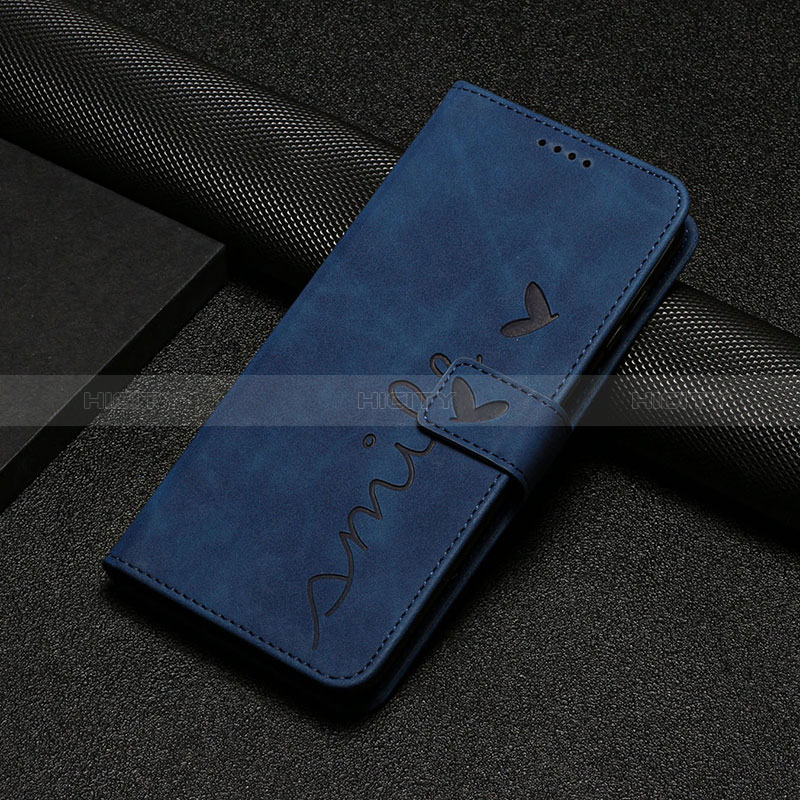 Handytasche Stand Schutzhülle Flip Leder Hülle Y06X für Motorola Moto Edge 30 Neo 5G Blau