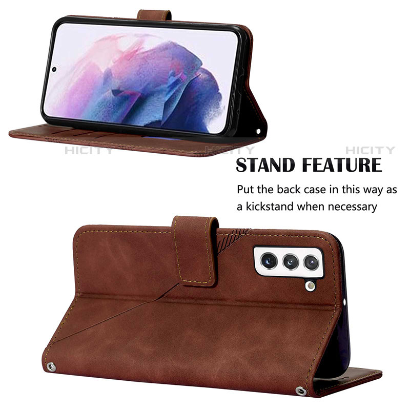 Handytasche Stand Schutzhülle Flip Leder Hülle Y07B für Samsung Galaxy S21 Plus 5G