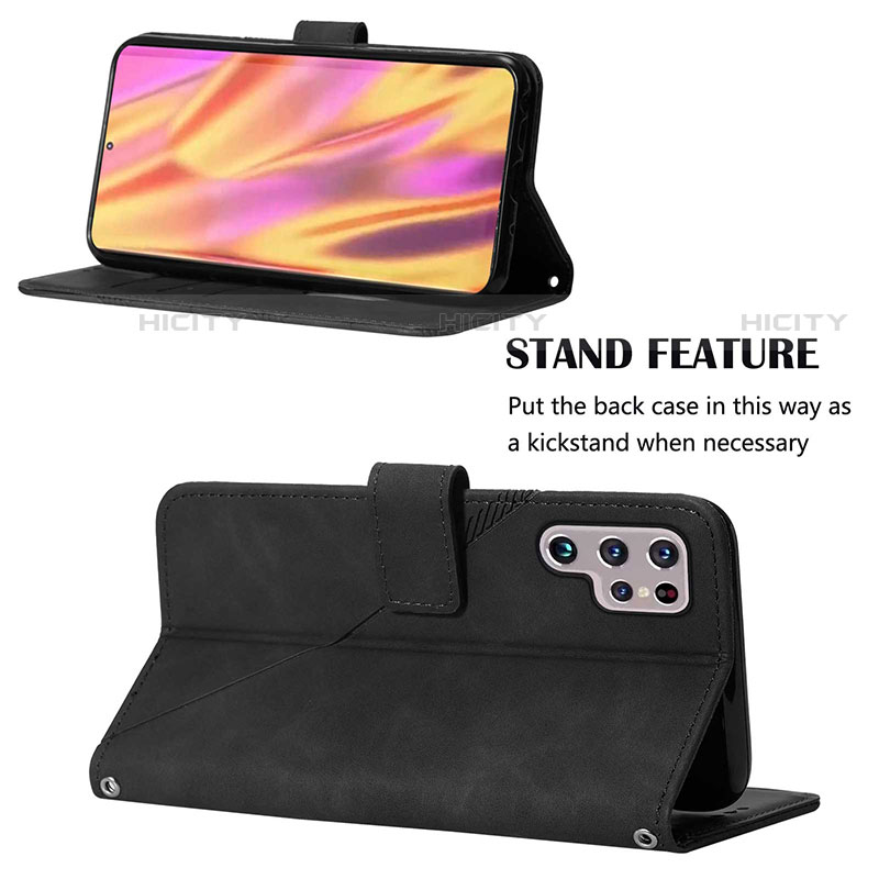 Handytasche Stand Schutzhülle Flip Leder Hülle Y07B für Samsung Galaxy S23 Ultra 5G groß