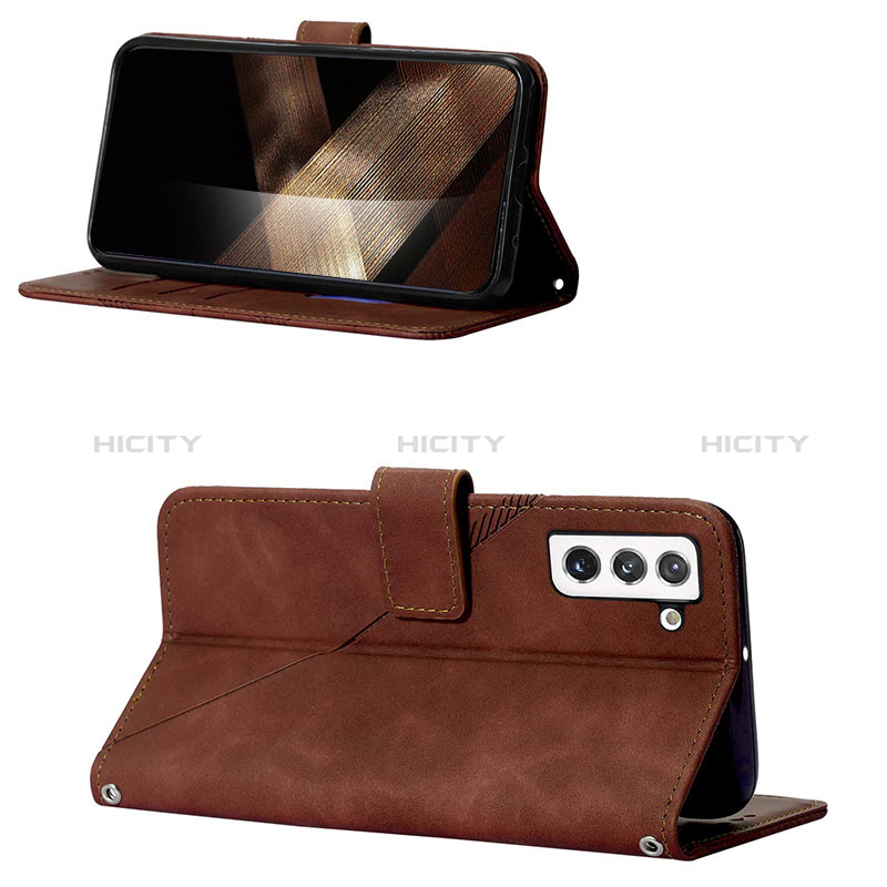 Handytasche Stand Schutzhülle Flip Leder Hülle Y07B für Samsung Galaxy S24 Plus 5G groß