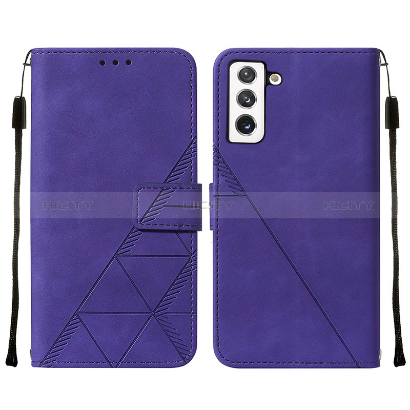 Handytasche Stand Schutzhülle Flip Leder Hülle Y07B für Samsung Galaxy S24 Plus 5G Violett