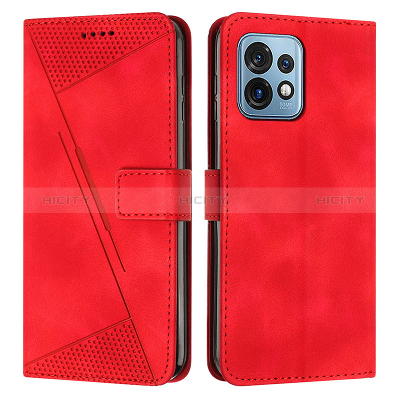 Handytasche Stand Schutzhülle Flip Leder Hülle Y07X für Motorola Moto Edge 40 Pro 5G Rot