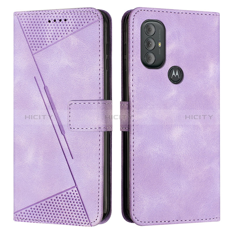 Handytasche Stand Schutzhülle Flip Leder Hülle Y07X für Motorola Moto G Power (2022) Violett