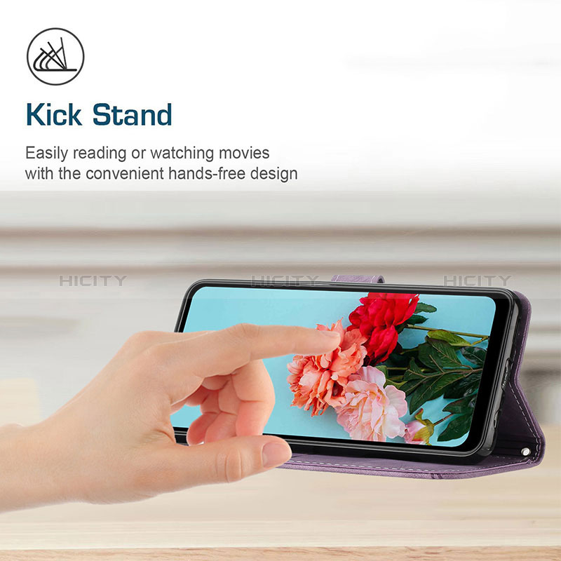 Handytasche Stand Schutzhülle Flip Leder Hülle Y07X für Oppo K11x 5G groß