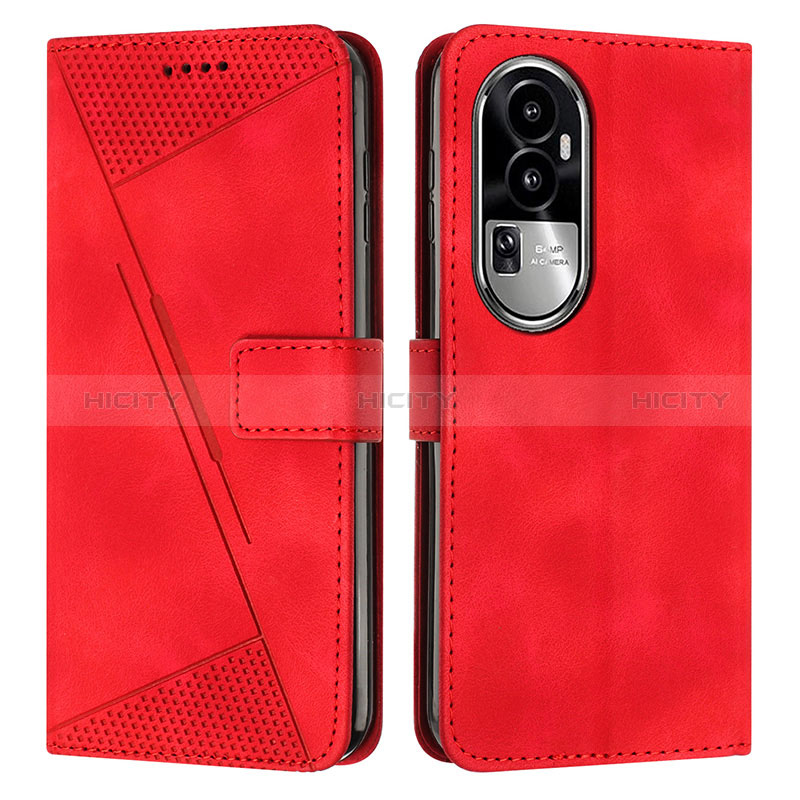 Handytasche Stand Schutzhülle Flip Leder Hülle Y07X für Oppo Reno10 Pro+ Plus 5G groß