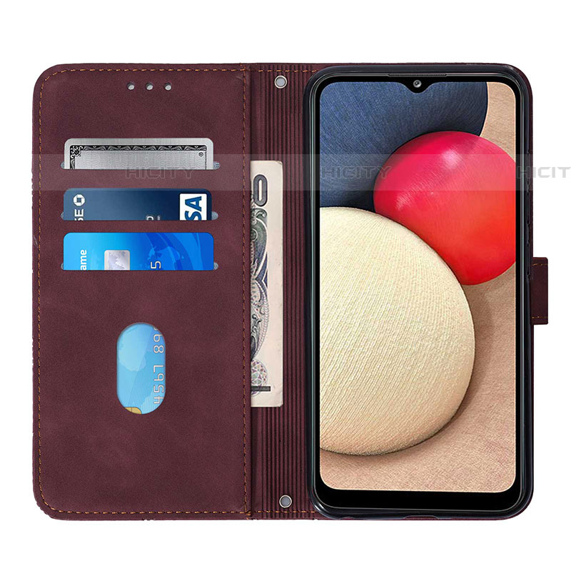 Handytasche Stand Schutzhülle Flip Leder Hülle Y08B für Samsung Galaxy A03s