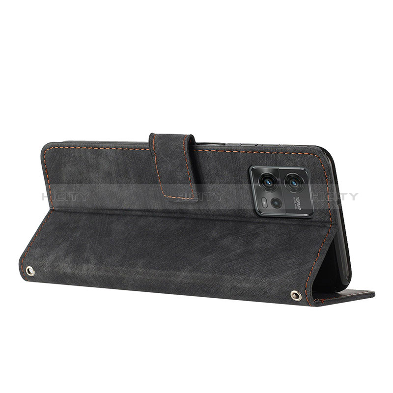 Handytasche Stand Schutzhülle Flip Leder Hülle Y08X für Motorola Moto G72