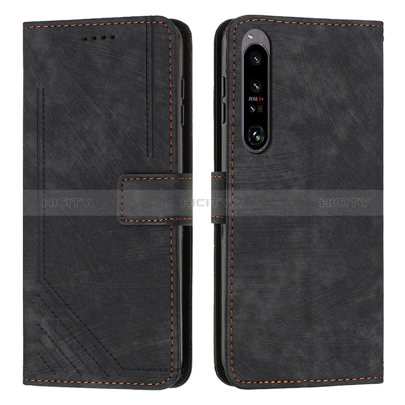 Handytasche Stand Schutzhülle Flip Leder Hülle Y08X für Sony Xperia 1 IV groß