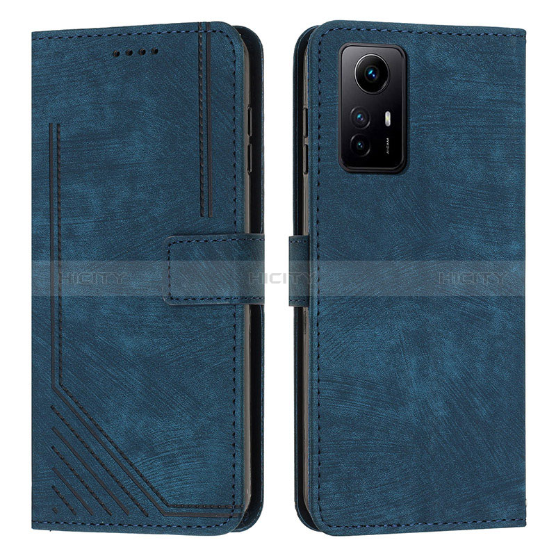 Handytasche Stand Schutzhülle Flip Leder Hülle Y08X für Xiaomi Redmi Note 12S Blau