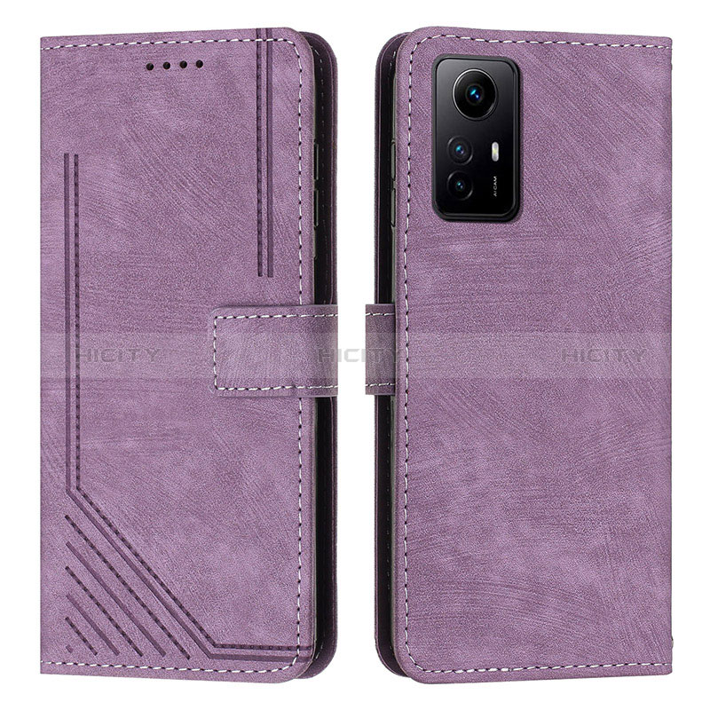 Handytasche Stand Schutzhülle Flip Leder Hülle Y08X für Xiaomi Redmi Note 12S Violett Plus