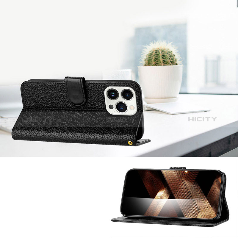 Handytasche Stand Schutzhülle Flip Leder Hülle Y09X für Apple iPhone 14 Pro