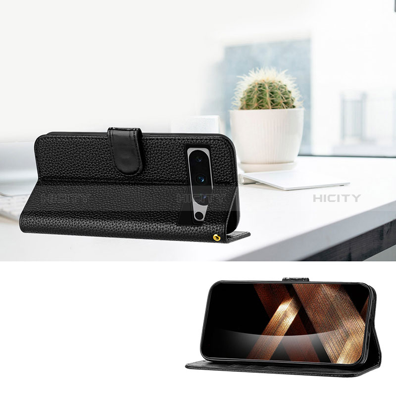 Handytasche Stand Schutzhülle Flip Leder Hülle Y09X für Google Pixel 8 Pro 5G groß