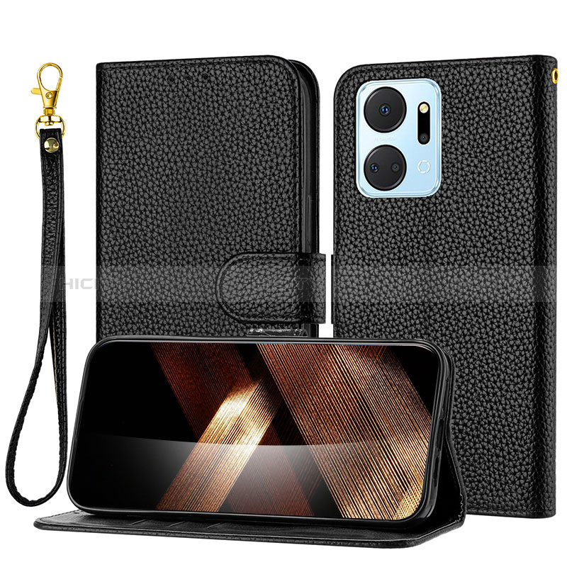 Handytasche Stand Schutzhülle Flip Leder Hülle Y09X für Huawei Honor X7a